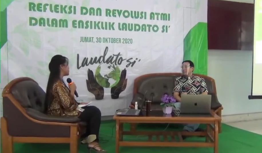 SEMINAR WEBINAR REFLEKSI DAN REVOLUSI ATMI DALAM ENSIKLIK LAUDATO SI